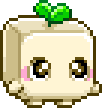 a happy little tofu waiting for you to click